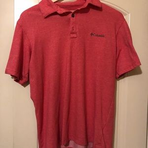 Men’s Columbia collard shirt.